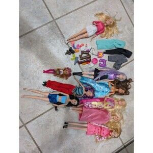 Barbie Doll LOT of 9 Chelsea Accessory Bundle Made to Move Clothes Shoes EUC